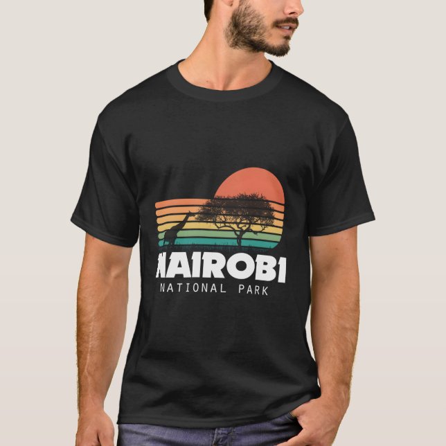 Camiseta Kenia Nairobi Parque Nacional África Serengeti (Anverso)