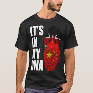 Camiseta Kenia Y China Mezclan Bandera Del Patrimonio De AD
