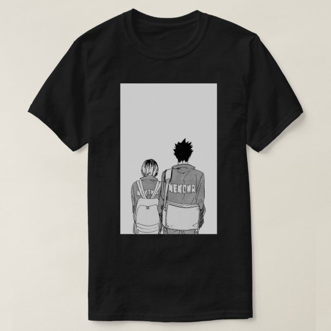 Camiseta Kenma y Kuroo (Diseño del anverso)