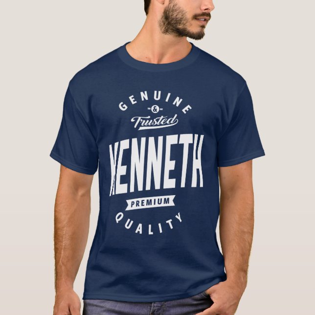 Camiseta Kenneth Personalized Name Birthday Gift (Anverso)