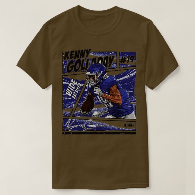 Camiseta Kenny Golladay New York G Comic (Diseño del anverso)