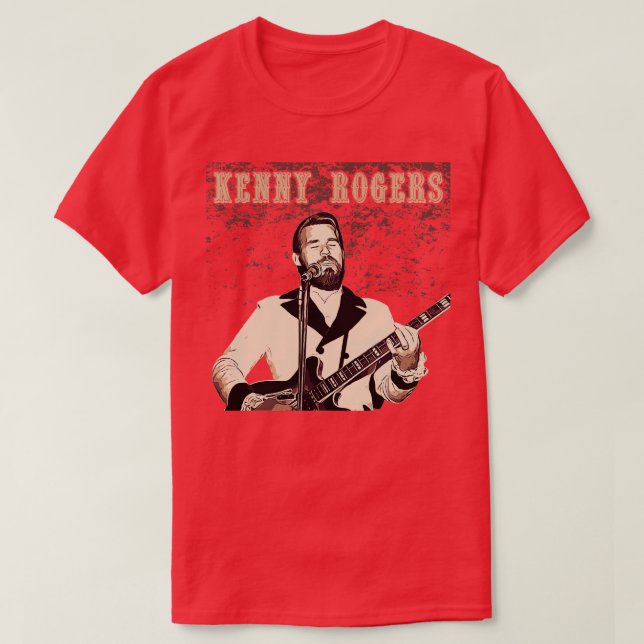 Camiseta kenny rogers (Diseño del anverso)