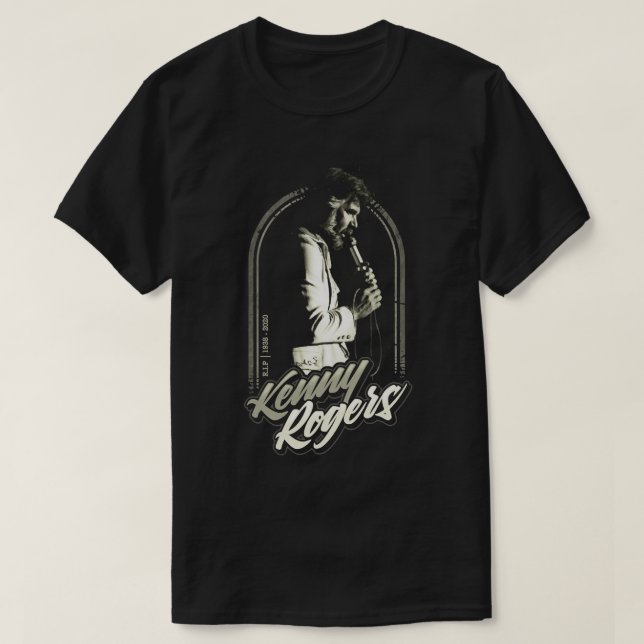 Camiseta Kenny Rogers T-ShirtKenny Rogers - Nunca cae en l (Diseño del anverso)