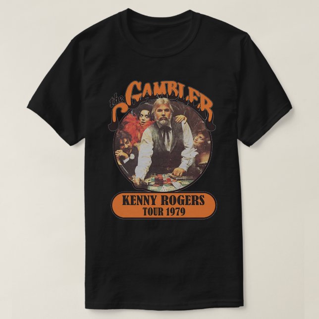 Camiseta Kenny Rogers T-ShirtThe Gambler (Diseño del anverso)