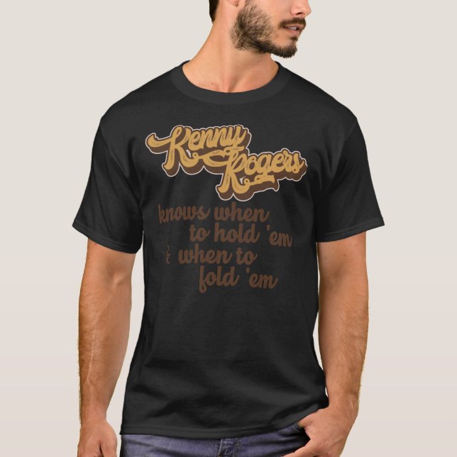 Camiseta Kenny Rogers The Gambler Classic T-Shirt (Anverso)