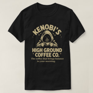 Camiseta Kenobi High Ground Coffee  Jedi 