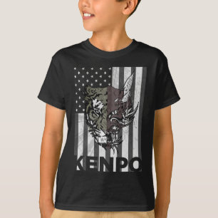 Camiseta Kenpo Karate Artes Marciales Hombres de Bandera Am