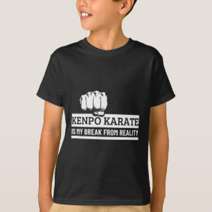 Camiseta Kenpo Karate es mi escapada de la realidad gracios