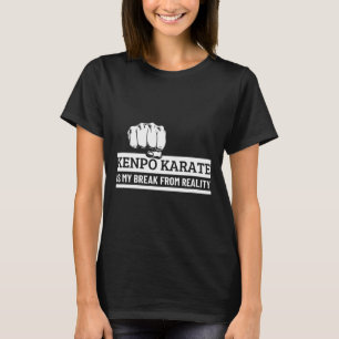Camiseta Kenpo Karate es mi escapada de la realidad gracios