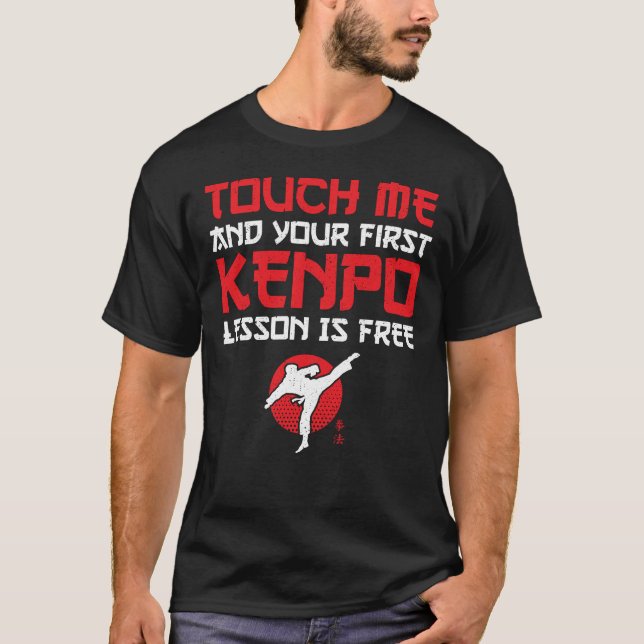 Camiseta Kenpo karate - karateka - americano libre de prime (Anverso)