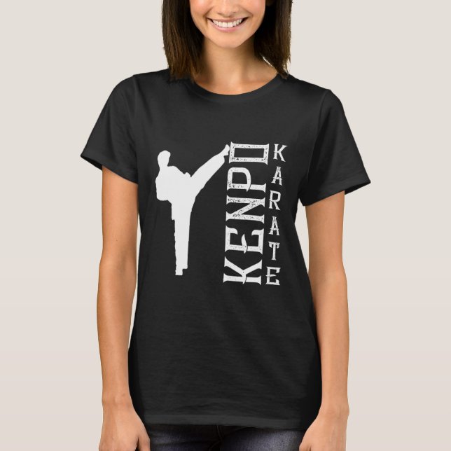 Camiseta Kenpo Karate Marcial de entrenador de combate de d (Anverso)