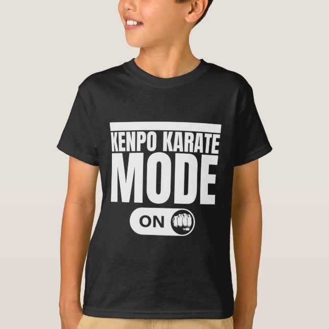 Camiseta Kenpo Karate Mode On Funny American Kenpo 1 (Anverso)
