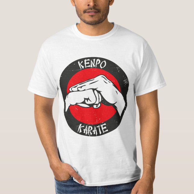 Camiseta Kenpo Karate Self Defense Martial Arts Fists  (Anverso)