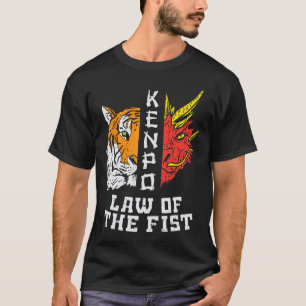 Camiseta Kenpo Ley Del Tigre Del Puño Dragon Kempo Karate H