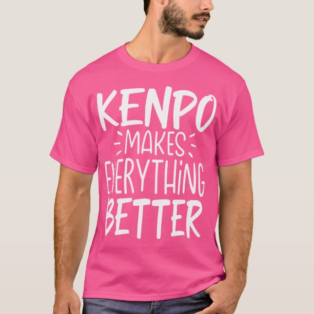 Camiseta Kenpo mejora todo las artes marciales divertidas K (Anverso)