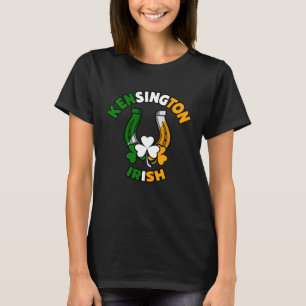 Camiseta Kensington Irish Horseshoe y Shamrock St Paddys