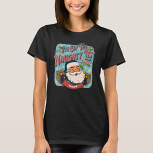Camiseta Kent Navidades Naughty List Santa Navidad