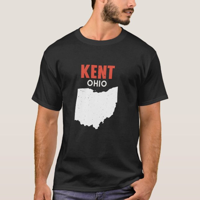 Camiseta KENT Ohio EE.UU. EE.UU. EE.UU. Viaje en Ohio (Anverso)
