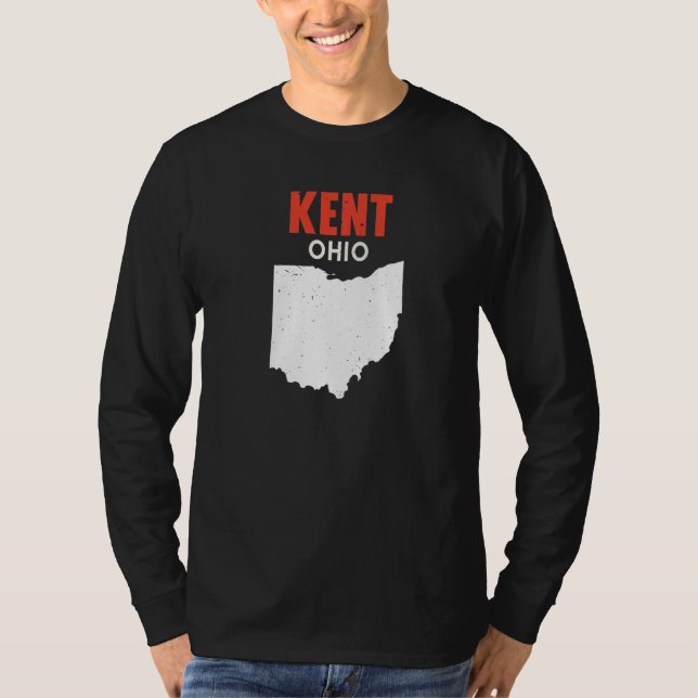 Camiseta KENT Ohio USA State America Travel Ohioan   (Anverso)
