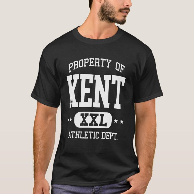 Camiseta Kent Retro Athletic Property Dept 1 (Anverso)
