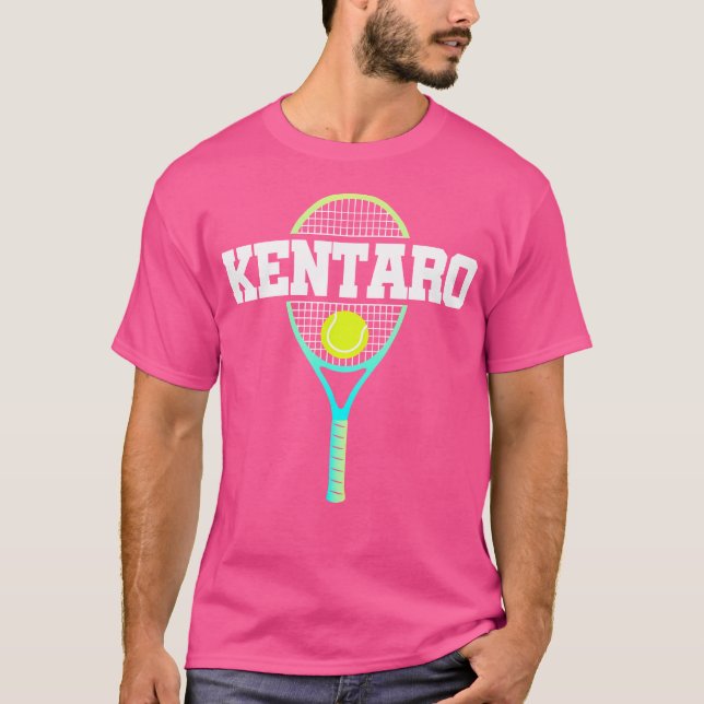 Camiseta Kentaro Nombre Jugador De Tenis Bola Y Racket Sp (Anverso)