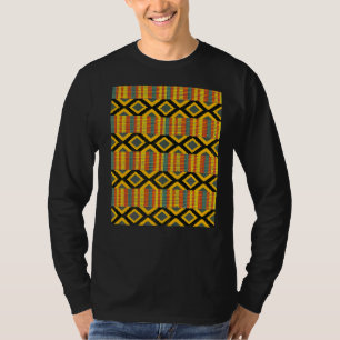 Camiseta Kente Clow imprime la etnia tribal africana Kente 