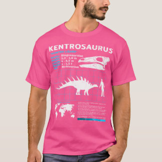 Camiseta Kentrosauro Ficha Informativa Hechos De Dinosaurio