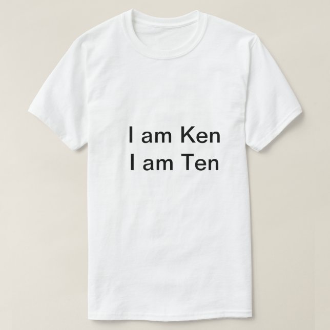Camiseta KenTshirt divertido (Diseño del anverso)