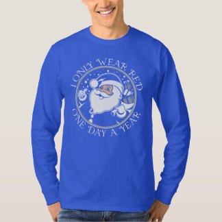 Camiseta Kentucky Blue Santa Long Sleeve