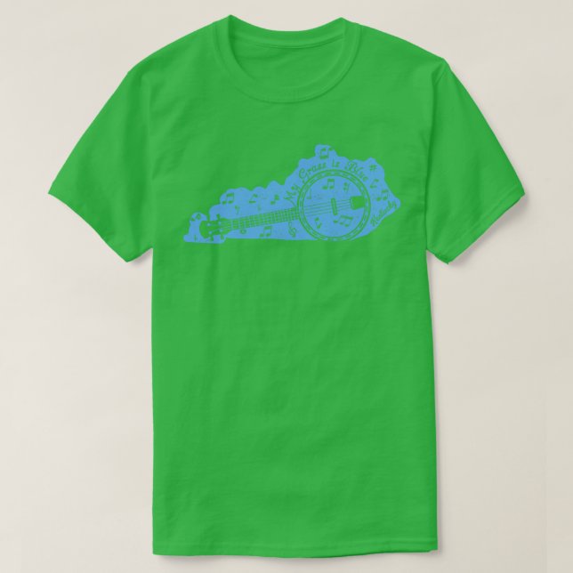 Camiseta Kentucky Bluegrass My Grass es azul Apalachian Mo (Diseño del anverso)