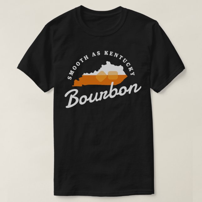 Camiseta Kentucky Bourbon Smooth As Kentucky Bourbon KY Whi (Diseño del anverso)