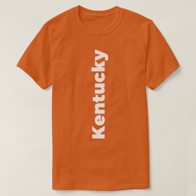 Camiseta Kentucky de lado (Diseño del anverso)