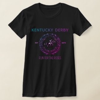 Camiseta Kentucky Derby 1875 corre por los Rosas