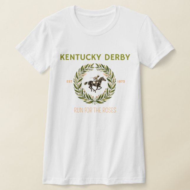 Camiseta Kentucky Derby 1875 corre por los Rosas (Distribución)