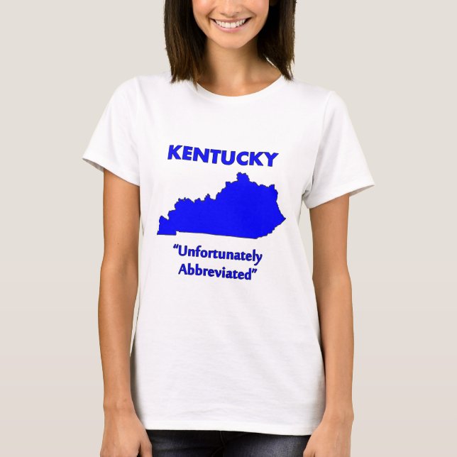 Camiseta Kentucky - Desafortunadamente Abreviado (Anverso)