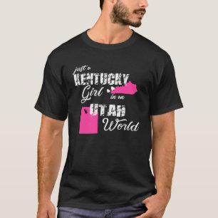 Camiseta Kentucky es un chica de Kentucky en Utah