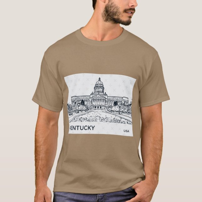 Camiseta Kentucky Estado USA 2 (Anverso)