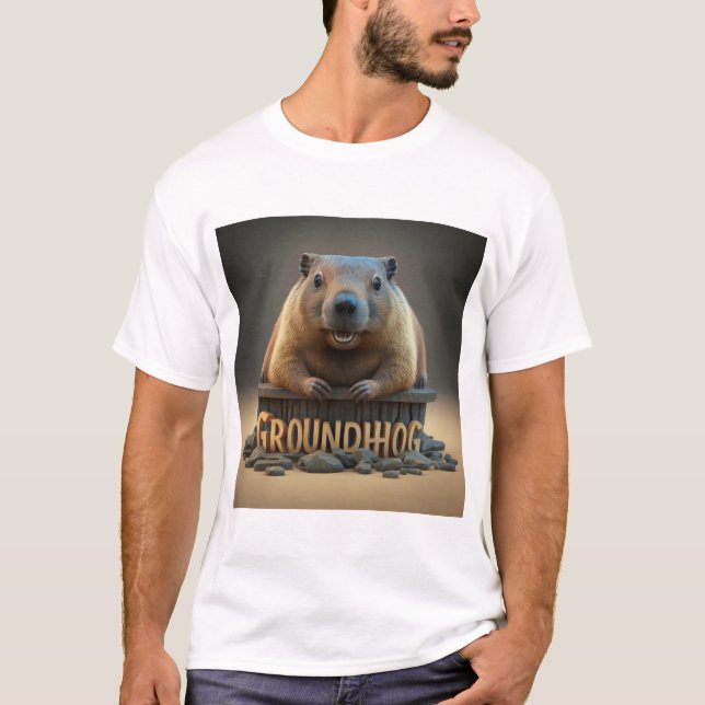 Camiseta kentucky groundhog muere en el día del suburbio (Anverso)