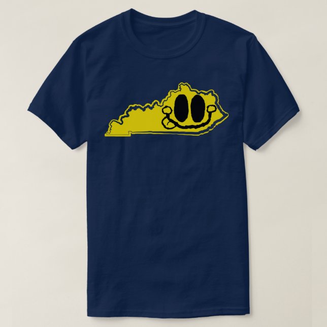 Camiseta Kentucky Happy Face con la lengua fuera (Diseño del anverso)