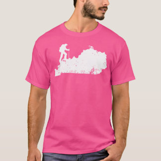 Camiseta Kentucky Hiker Shirt Love Mountain Senking Distres