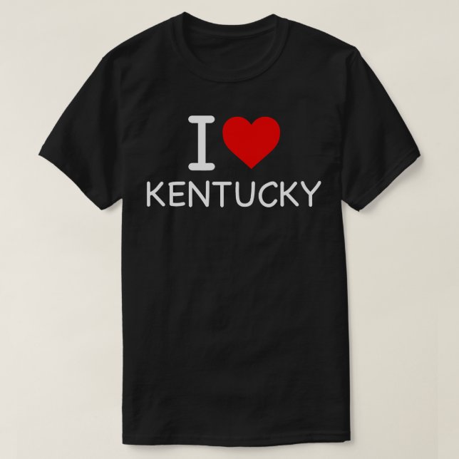 Camiseta Kentucky I Love Icon TShirt (Diseño del anverso)
