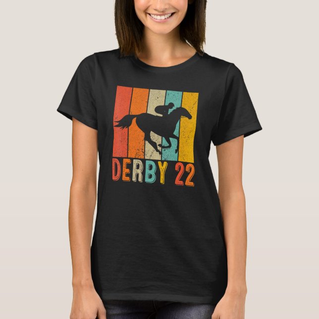 Camiseta Kentucky Ky Carreras 2022 Derby Day Rider Horse・ (Anverso)