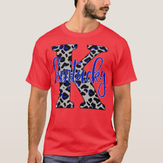 Camiseta Kentucky KY Leopard State of Kentucky Home Sweet H