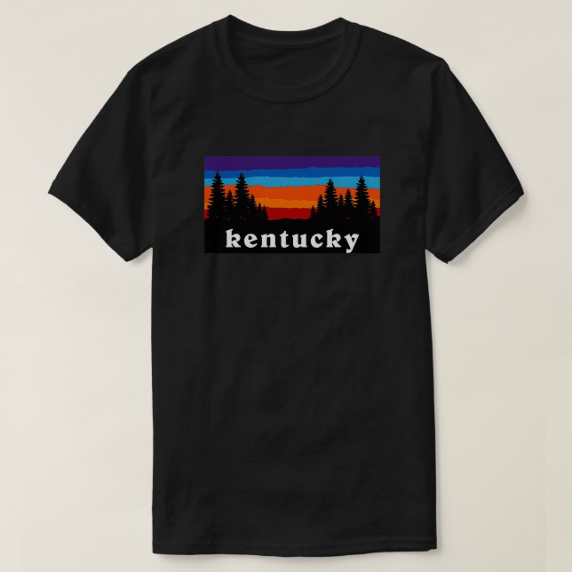 Camiseta Kentucky Mountains Senderismo (Diseño del anverso)