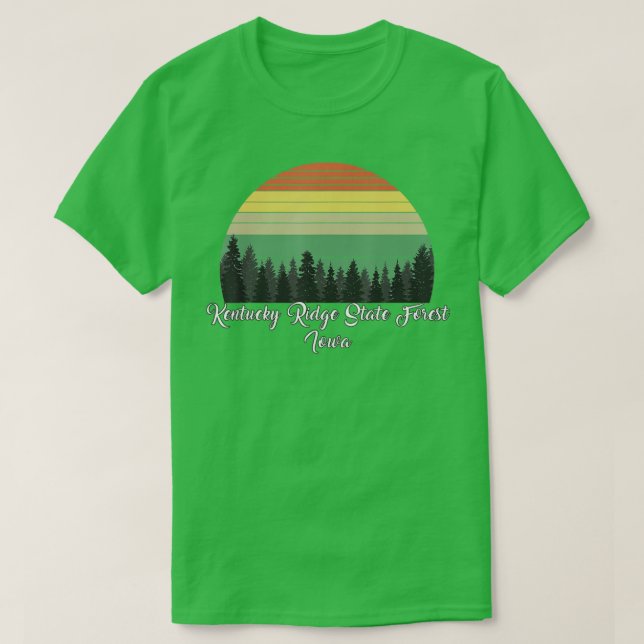 Camiseta Kentucky Ridge State Forest  (Diseño del anverso)