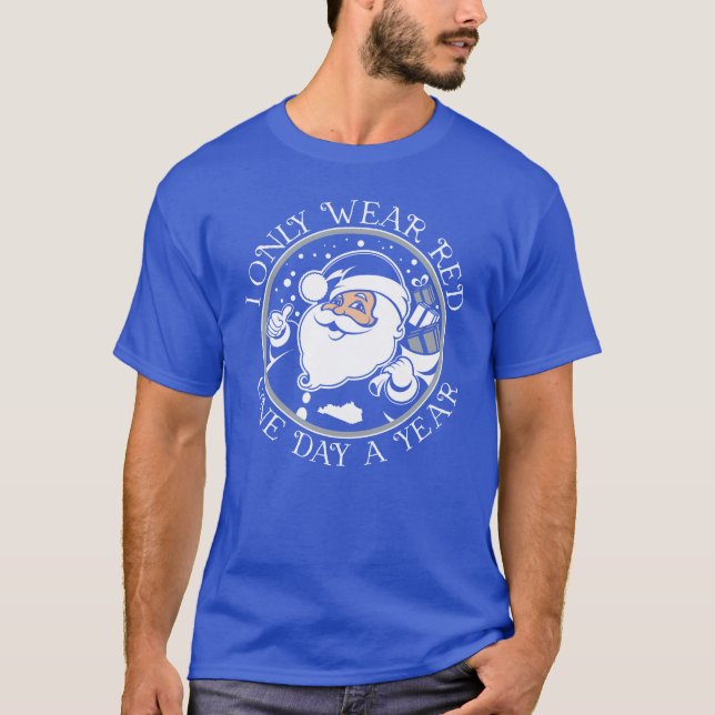 Camiseta Kentucky Santa Wears Blue (Anverso)