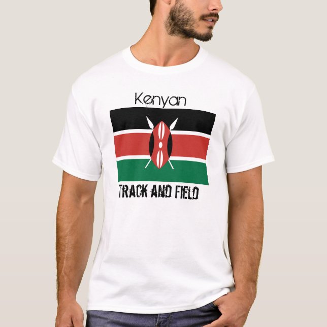 Camiseta Kenya_flag, Kenyan, atletismo (Anverso)