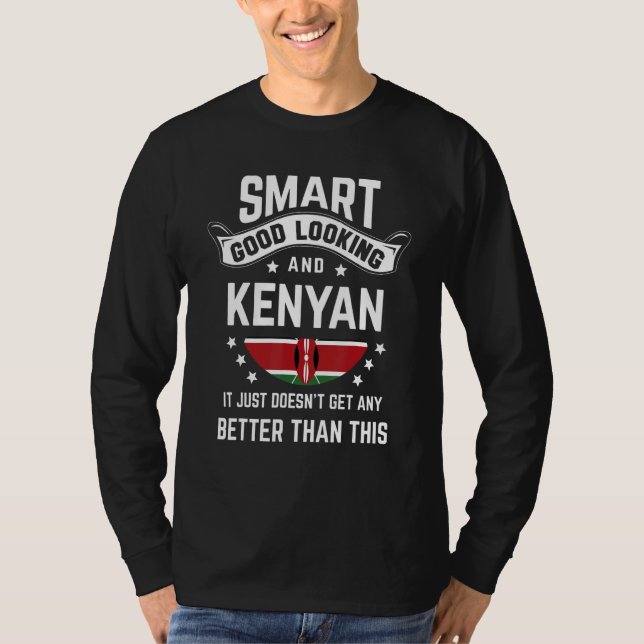 Camiseta Kenyan Flag Native Pride  Kenya Kenyan Roots (Anverso)