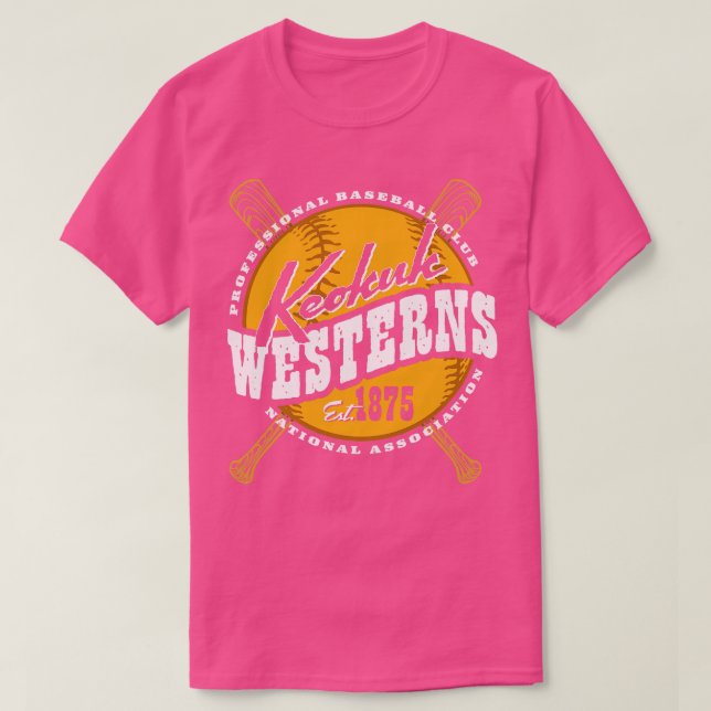 Camiseta Keokuk Westerns (Diseño del anverso)
