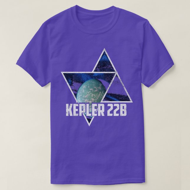 Camiseta Kepler 22B Planeta Extrasolar Exoplaneta (Diseño del anverso)